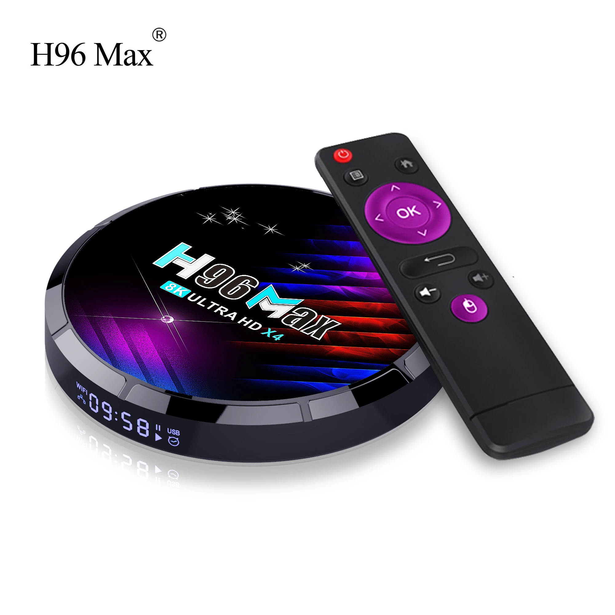 STB OTT Tvbox 8k H96max X4 Android 11.0 2G 4G RAM 16G 32G 64G ROM Amlogic s905x4 Android Tv Box