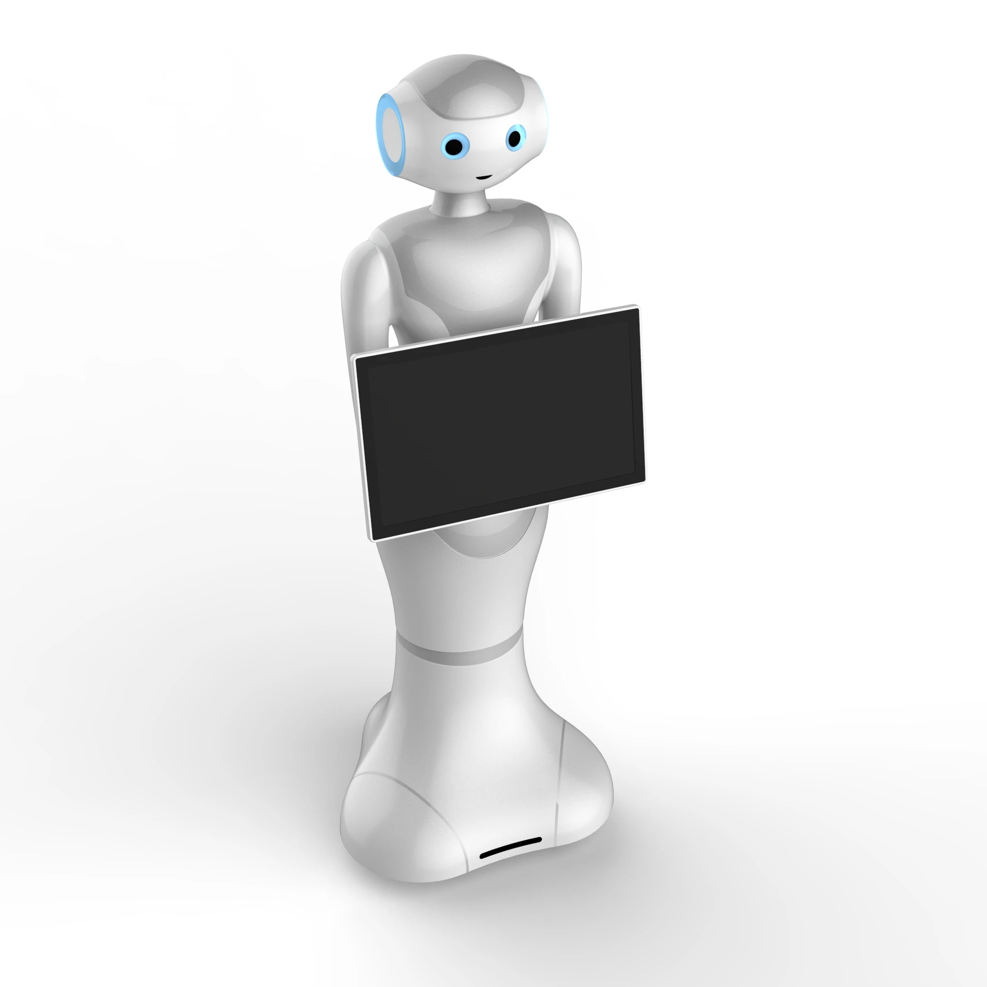 Multi-configurations artificial intelligence interactive welcome service robot