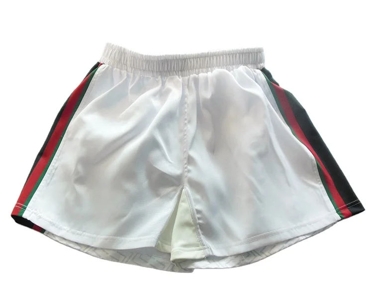 2020 no moq sublimation printing custom polyester mens custom rugby shorts