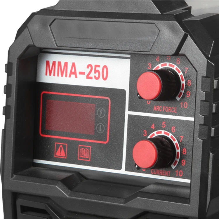 220/380V Dual Voltage Arc Welder IGBT DC Inverter Small Mini Portable Welding Machine MMA-250