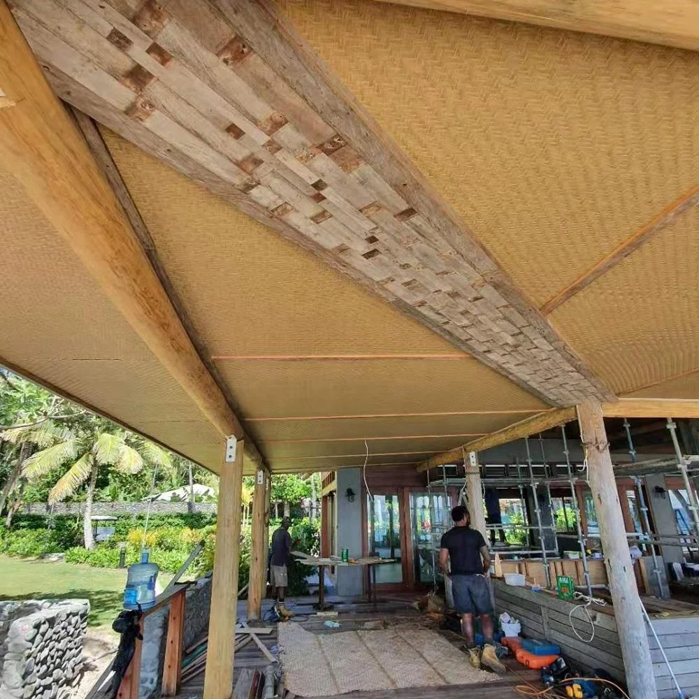 
Wall and ceiling synthetic bamboo weaving mat 