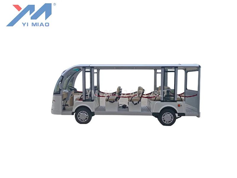 14 passager Электрический курорт автомобиля/экскурсионный автобус/туристский электрический автомобиль для продажи