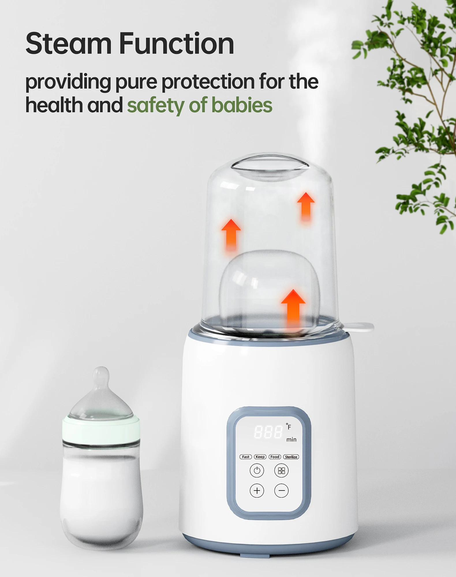 24h Warming Factory Baby Formula Milk Heating Bottle Warmer Breast Milk Heater for Feeding Product Genre Baby Feeding Products