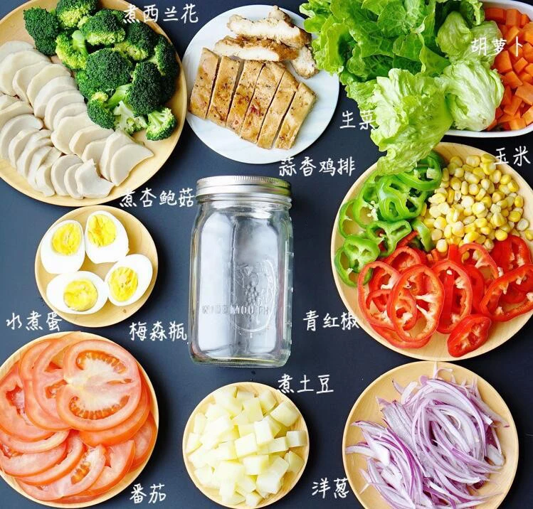 Transparent 16oz/32oz Glass Mason Jar Cocktail Shaker with stainless steel lids recap mason jars large glass with metal lid