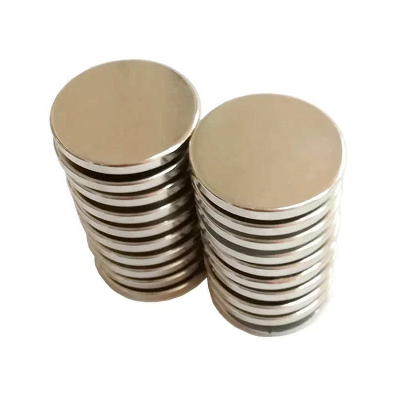 Certified ROHS Strong N35/N52 Neodymium Disc Magnet Mini Button Fridge Magnet Round