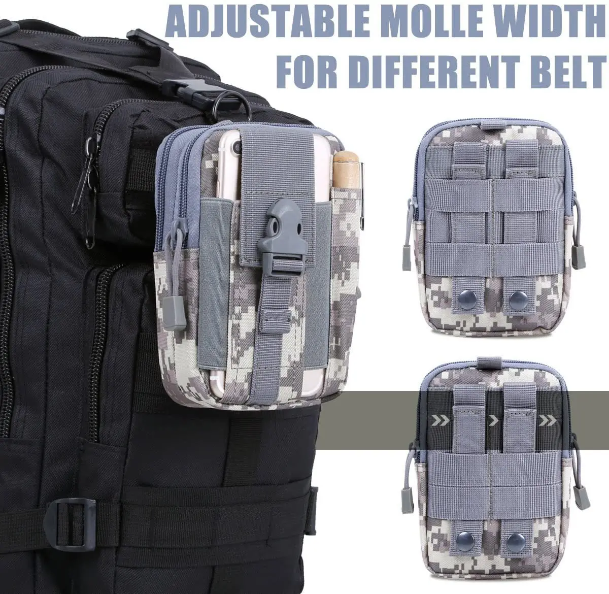 SinSky High Quality Tactical Molle Pouch Outdoor Men Waist Bag Utility Gadget Phone Organizer Bag Multifunctional Bag
