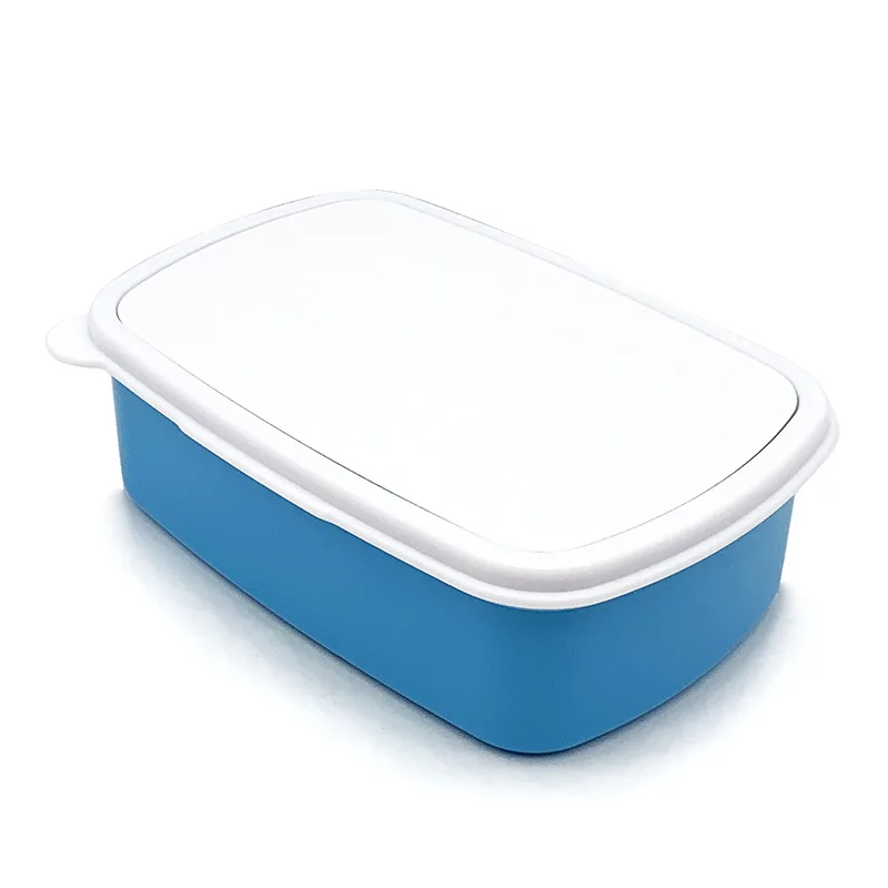 Custom Print Food Grade Bpa Free Plastic Kid Snack Food Storage Container Leakproof Salad Sublimation Blank Lunch Box