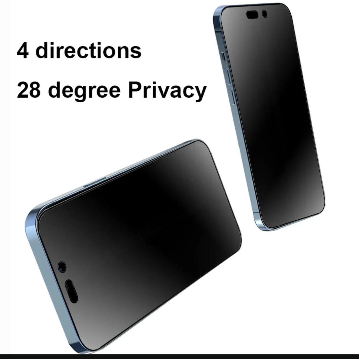 Anti peeping Ceramic Film Tempered Glass Privacy Screen Protector For Iphone 14 14pro maxX 11 12 13 Pro Max