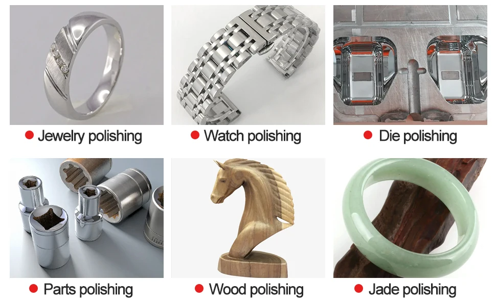 40 Pcs Buffing wheel Set & 60 Pcs Wire Brushes Set, 1/8' Shank Accessories for Rotary Tool