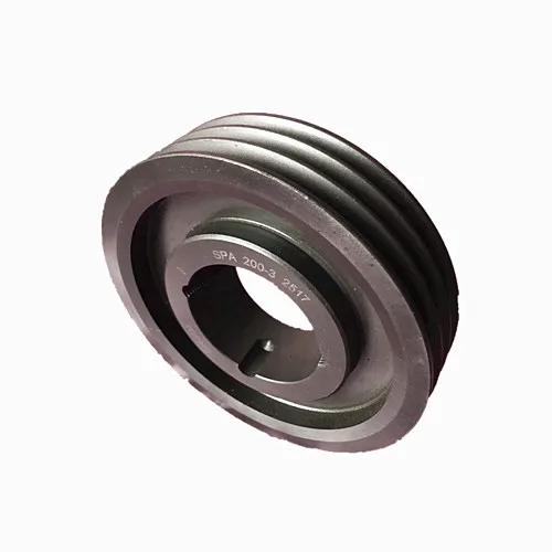 Высокая термостойкость 160 мм 3 канавки чугунный V направляющий ленточный Конвейерный шкив