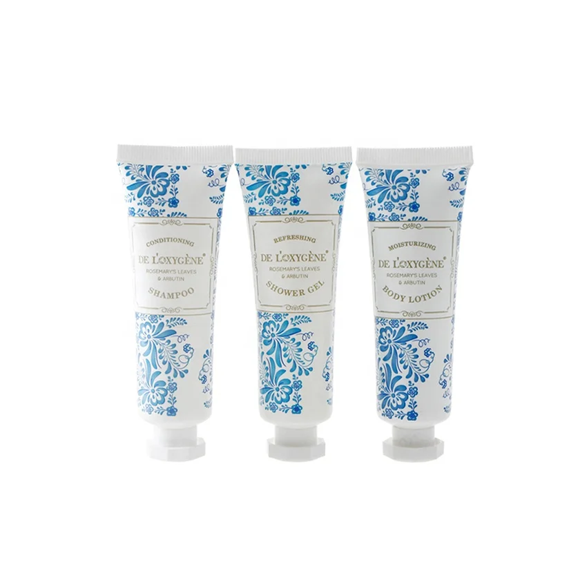 Mini Hotel Shampoo and Conditioner Tube Shower Gel Body Lotion Tube Mini Travel Size Hotel Cosmetics Tube