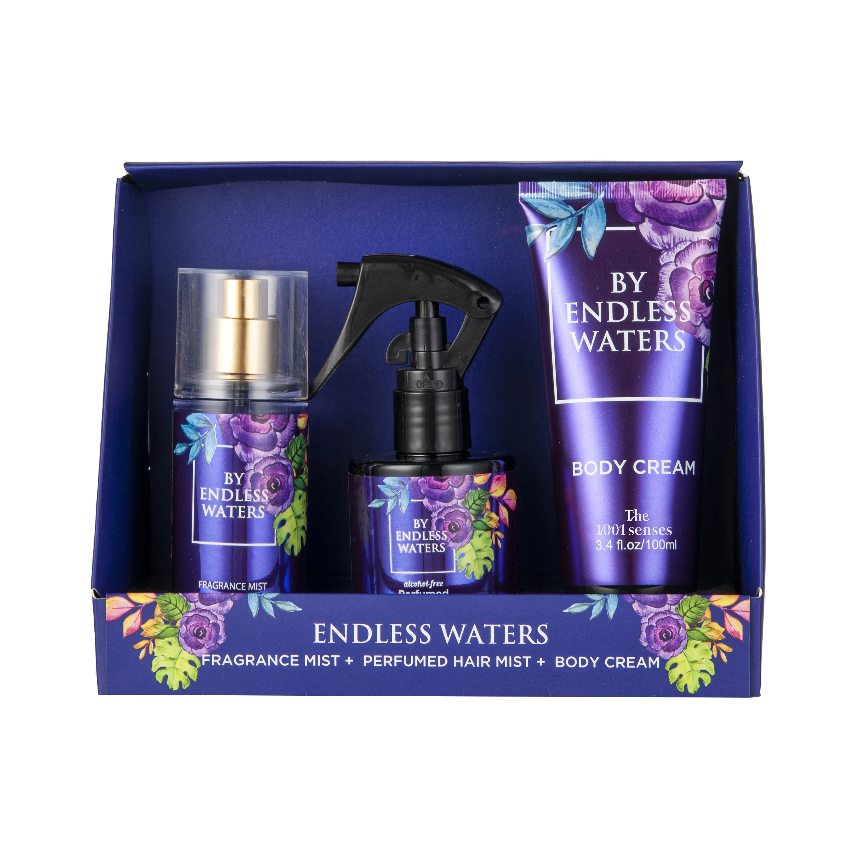 2024 Wholesale Private Label The 1001 Senses brand Christmas Set body Mist hair mist set SENSUAL ENCHANTED