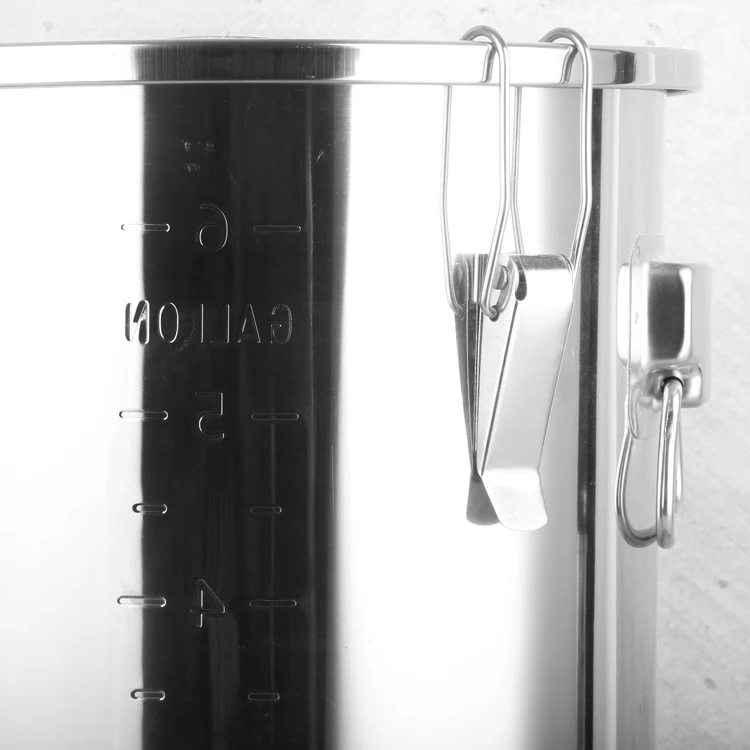 Beer Brewing Equipment Grains Fermenter Production Draft Beer Making Machine stainless fermenting bucket with lid and handle