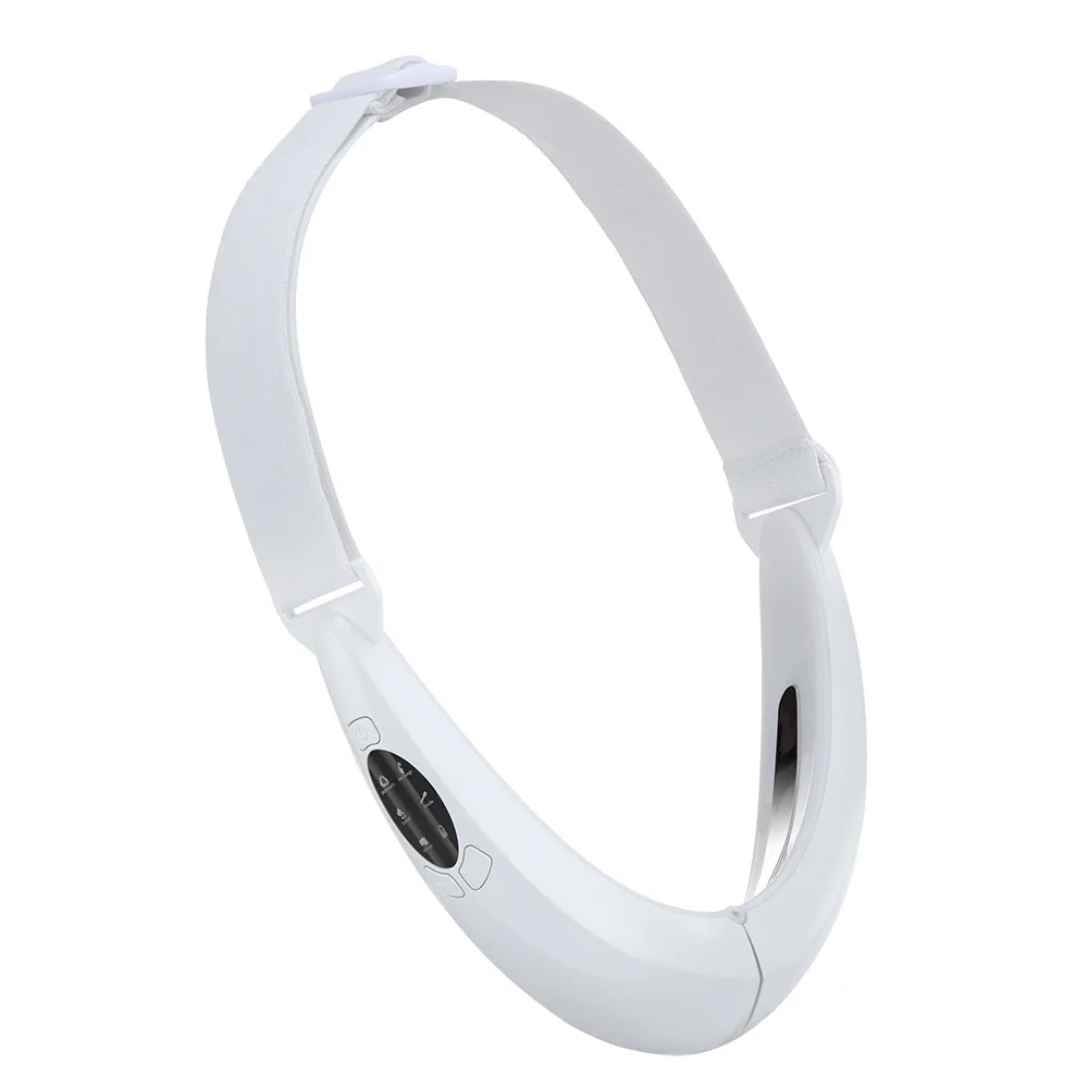 LED Face Lift Device Thin Chin Slimming Tape EMS Beauty V Shape Microcurrent Face Lifting Machine Belt Facial Massager