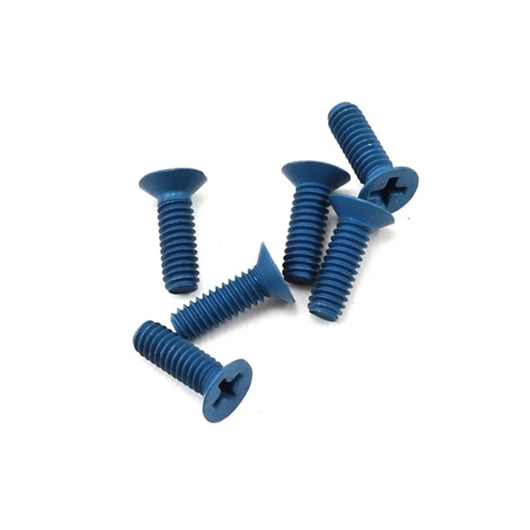 М3 М4 М5 М6 анодированный алюминиевый потайной винт с шестигранной головкой