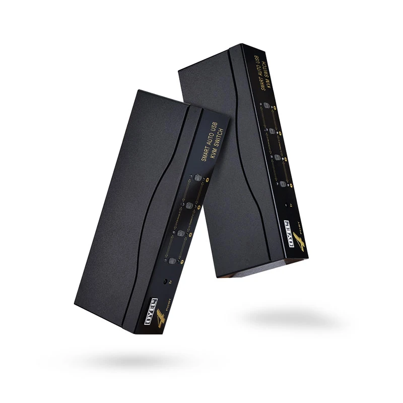 Фабрика может OEM 4 порта полностью автоматическая производственная линия USB VGA KVM переключатель Высокое качество 4X1 VGA KVM переключатель с usb hub Поддержка 1920X1440 @ 60 Гц