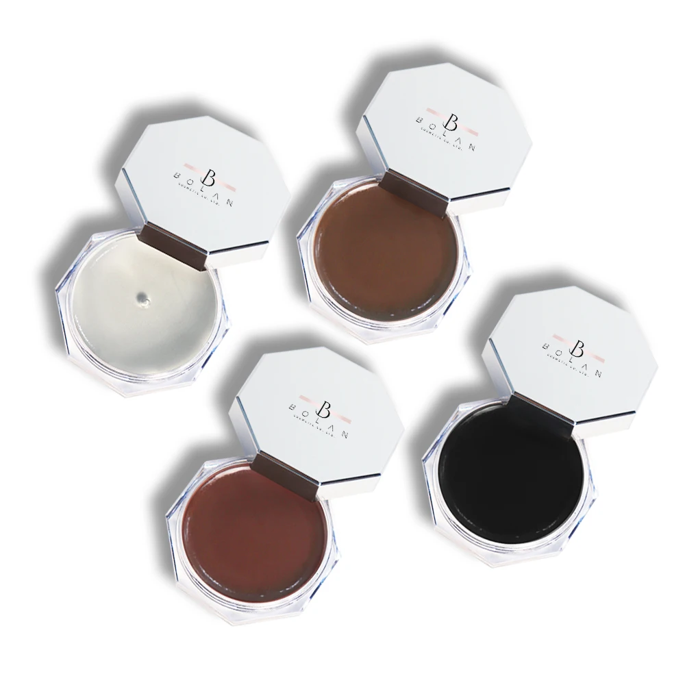 Private Label Waterproof  Round Personalis Organic oem Eyebrow Cream Gel Brow Soap