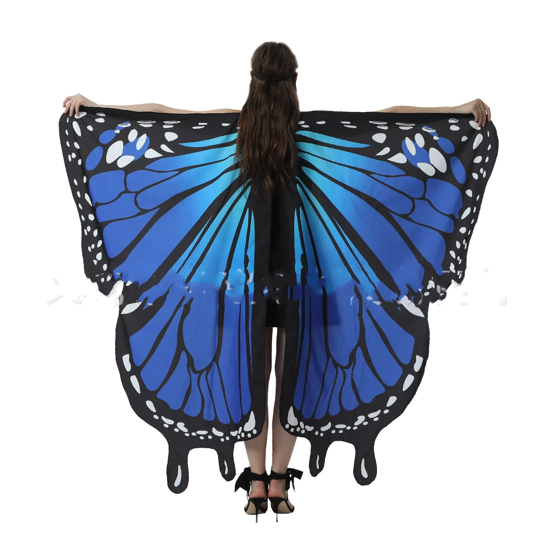 Butterfly Wings for Women Easter Halloween Costume Adults Fairy Wings Ladies Cape Shawl Party Festival Carnival Dress Up Cape