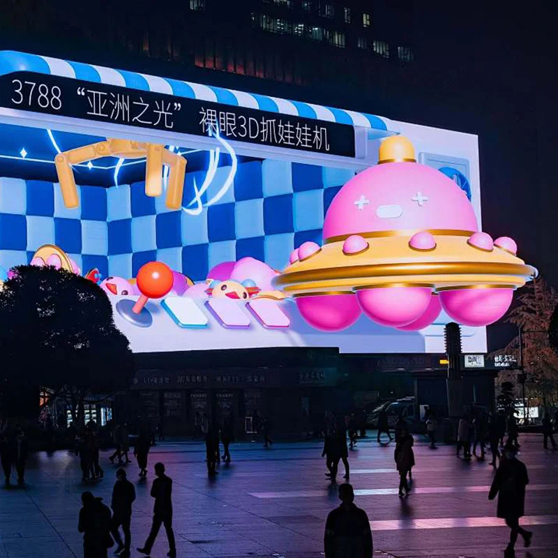 P4 Giant Billboard Price 3D Rental Advertising Outdoor LED Large Screen Display