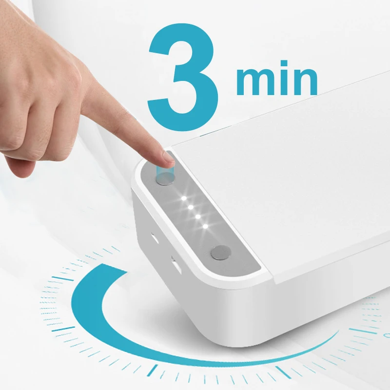 
Portable uv lamp disinfection uv sterilization box phone charging uv box sterilizer 