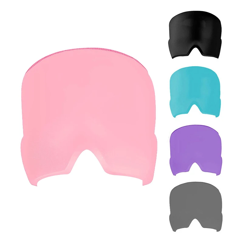 Migraine Ice Head Wrap Cold Therapy Headache Relief Gel Ice Hat Cap For Tension Puffy Eyes Migraine Relief Cap