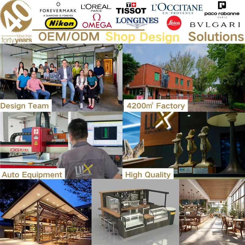 3D Modern Design Cafe Bar Counter Design Coffee Shop Equipment Retail Store Outdoor Mobile Cafe Kiosk For Sale
