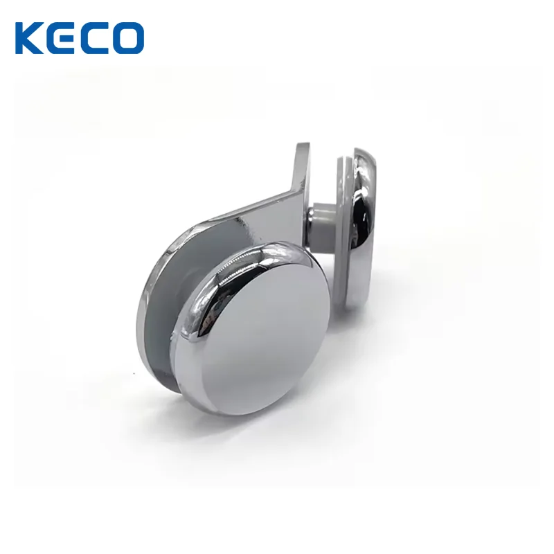 Rounded Corner Shower Room Partition Code Glass Double-Sided Connector 135 Degree Glass To Glass Clamp