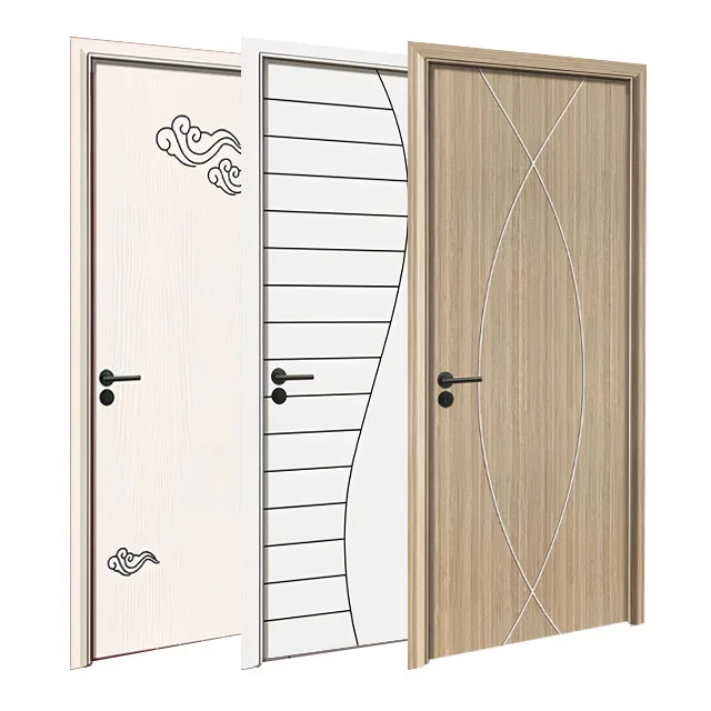 China strength manufacturers direct sales of environmental protection soundproof WPC wood-plastic doors