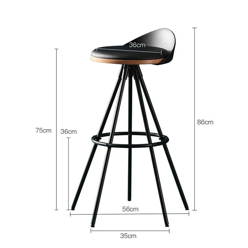Hendry Factory Bar stool for coffee shop nordic bar stool chair modern design stools for  commercial use and business use
