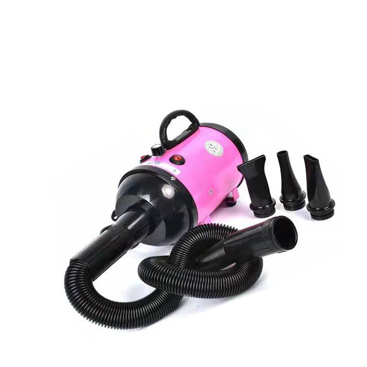 Dog Hair Dryer 2800W Pet Blow Dryer Adjustable Speed Temperature Dog Blower Grooming Dryer with 4 Nozzles