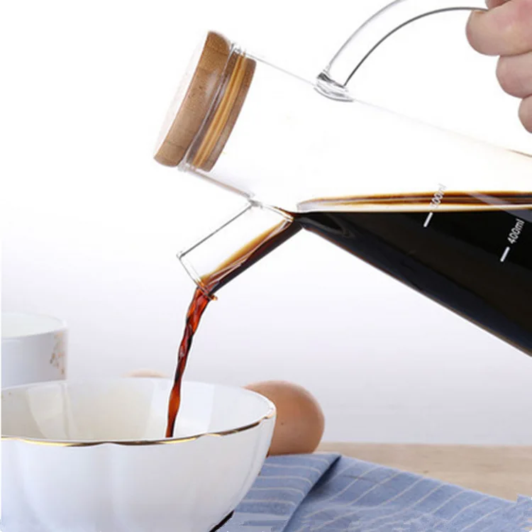 Kitchenware Products Kitchenware Glass Jar Oil Pot High Borosilicate Glass Oil Bottle