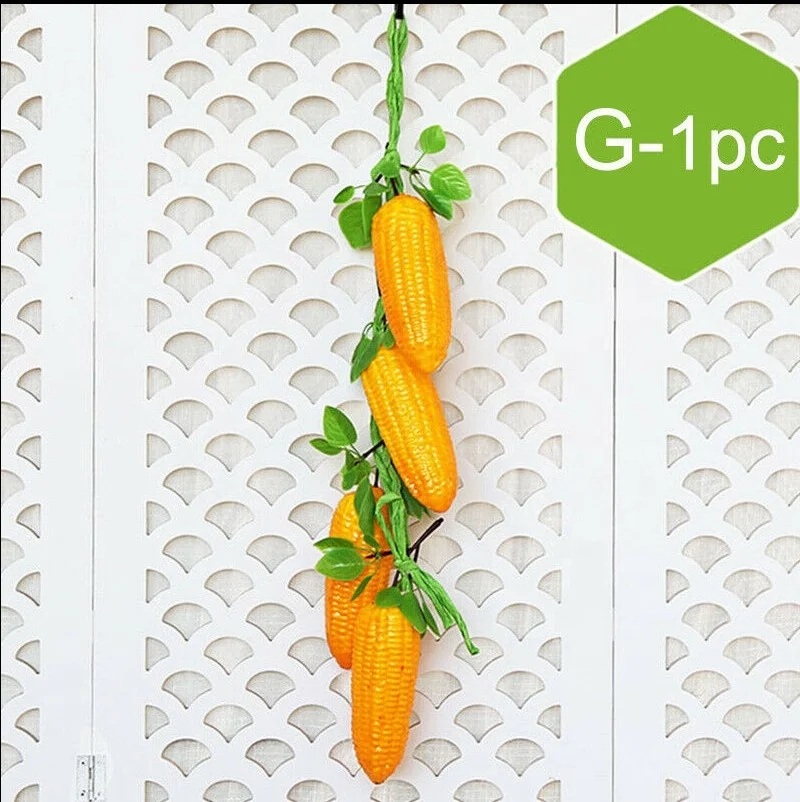 2 Artificial White Garlic Fake Fruit Model House Kitchen Party Decorative