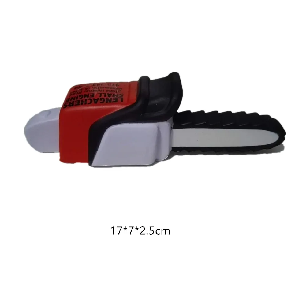 PU Foam Customized logo Stress  Vibrating Chainsaw Ball