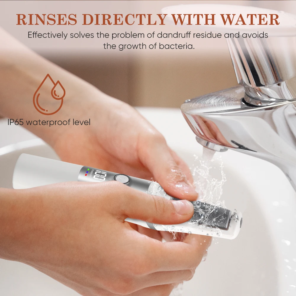 Foot Grinder Electric Foot Callus Remover with 3 Roller Heads Rechargeable Electric Callus Remover Tool