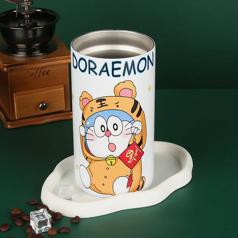 Botu 600ml Sanrioed Anime Series Thermos Mug Kawaii Kuromi Melody Straw Water Cup 304 Stainless Steel Cup