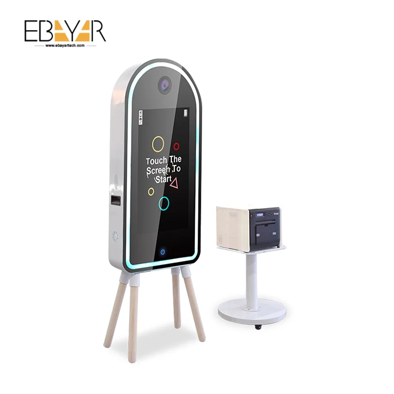  Свадебные photo booth селфи волшебное зеркало LED свет фото