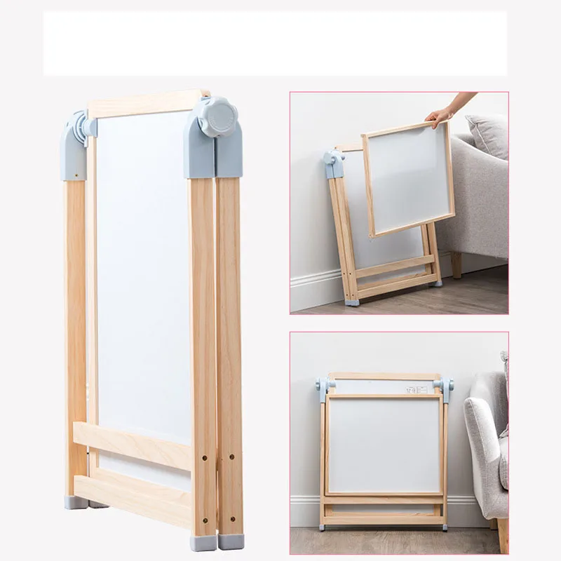 Wholesale Children Wooden Double-Sided Kids Easel with Storage -Ideal for Arts & Crafts Homeschooling Drawing