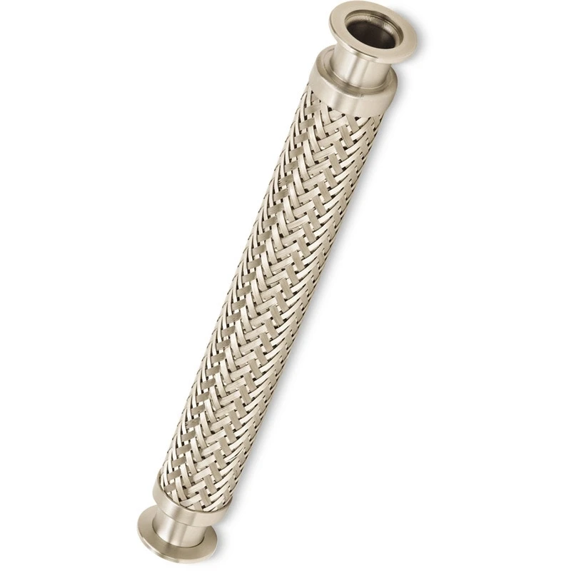 MEINUOX Pipe Fitting Vacuum Braided Wire Mesh BELLOW Stainless Steel Pipe Flange