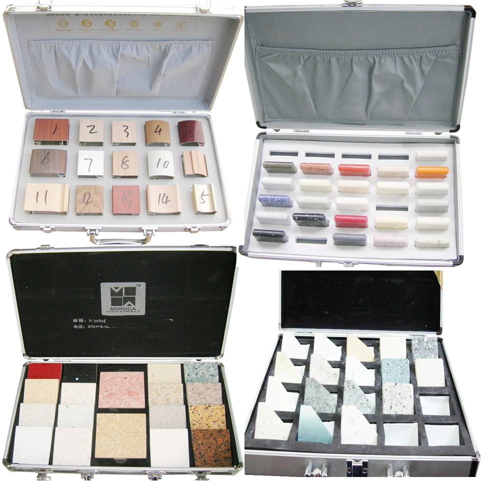 Marble Display Case Quartz Stone Samples Showcase Marble Stone Exhibition Box Tile Samples Show Case