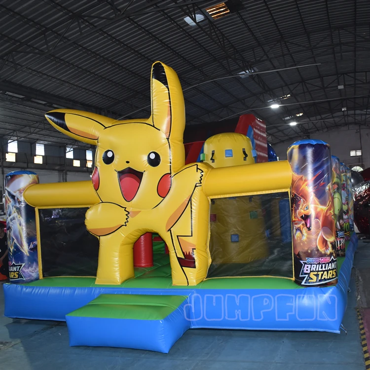 6.5 by 4.5 meter Inflatable bouncy house 2025 new design inflatable slide 5 in 1 climbing wall jumping house