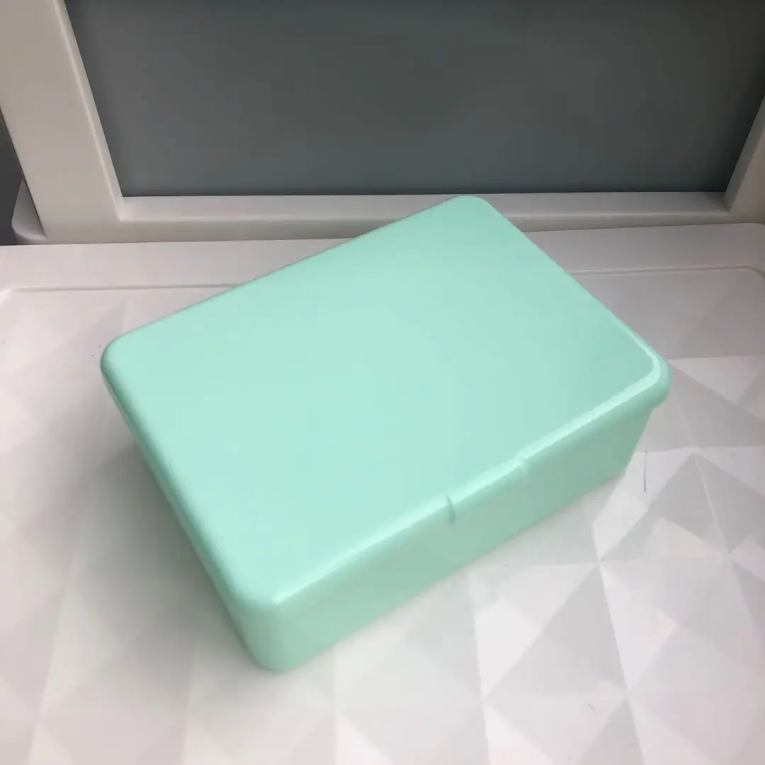 Rectangular Clear Retail Plastic Box Recycled Box Packaging