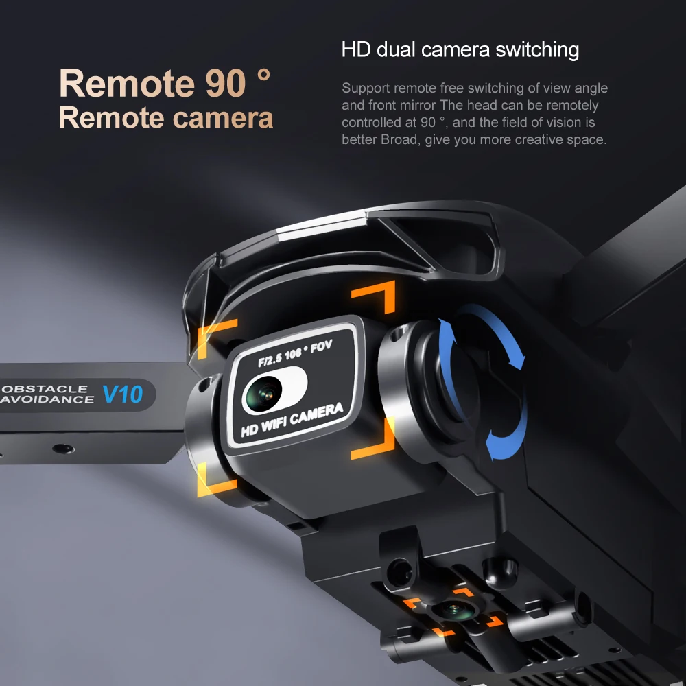 2023 высококачественные компактные складные портативные Квадрокоптеры Droness 4k hd видео шестиполосный гироскоп стартеры Дрон