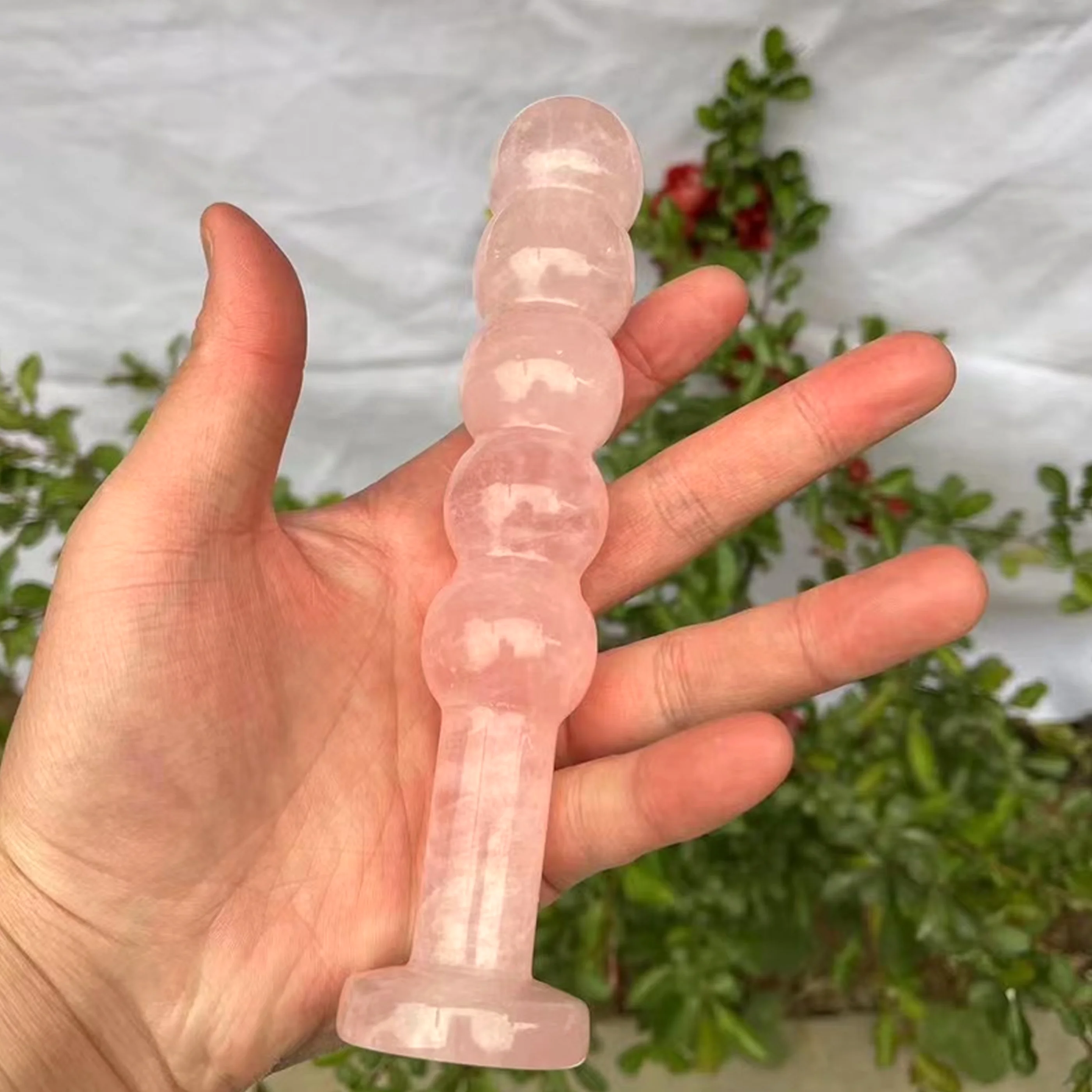 Crystal Anal Plug Black Obsidian Dildo Rose Quartz Yoni Wand Adult Sex Toys Blue Aventurine Stone Massage Anal Dildos for Women