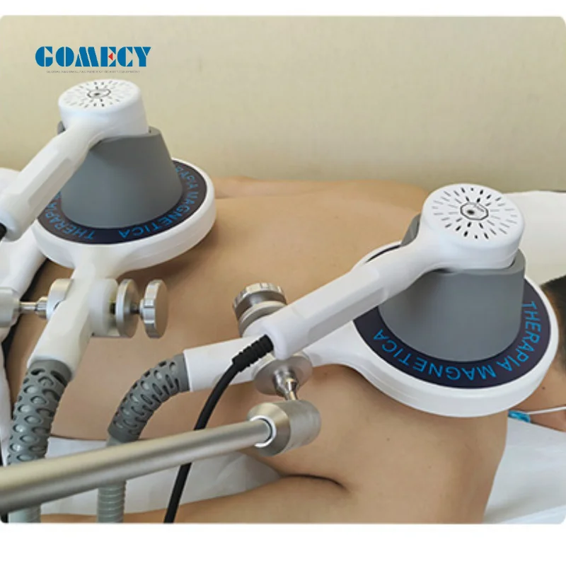 Magnetic Magnetotherapy 4 2 Handles Work At Same Time Electromagnetic Transduction Therapy Shockwave Machine Pain Relief