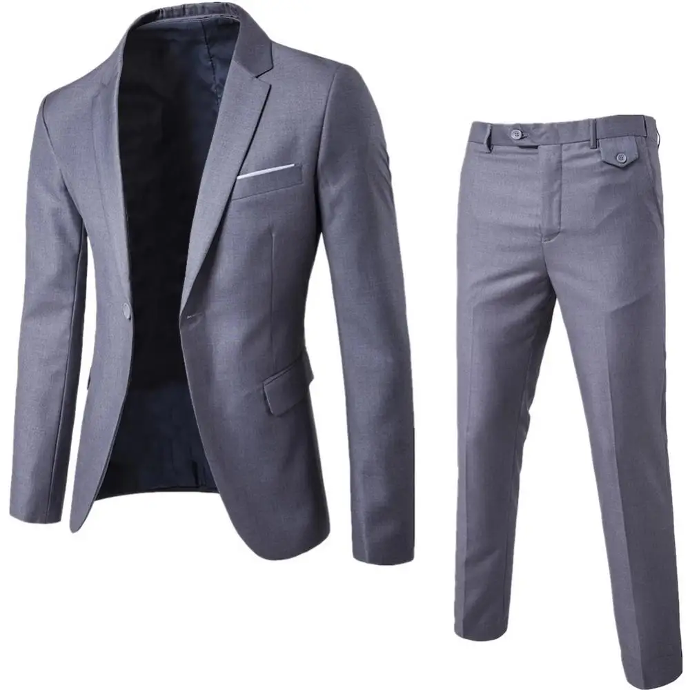 2021 top quality Cotton Men Suit Pants & coat