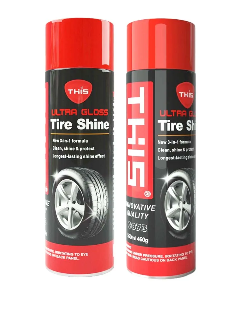Detailing car waterless car wash and wax tire wet polish tire glitter spray foam dressing applicator tire shine