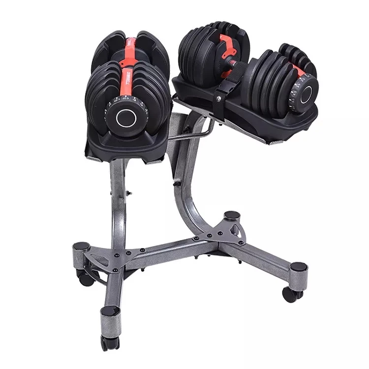 Home Gym Commercial Fitness Adjustable Dumbbell Stand Dumbbell Rack Standard Metal Dumbbell Holder Weight Rack Storage Stand