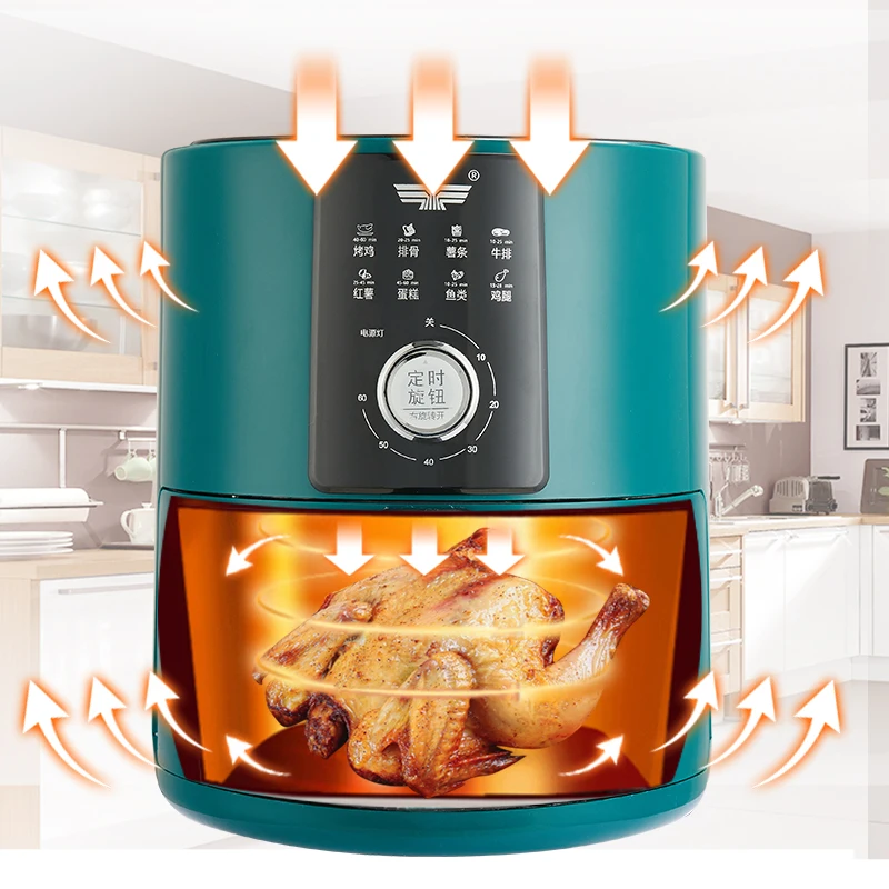 2022 Commercial Home Use Smart Oil Free Healthy Air Deep Fryer Oven Digital Air Fryer without Oil