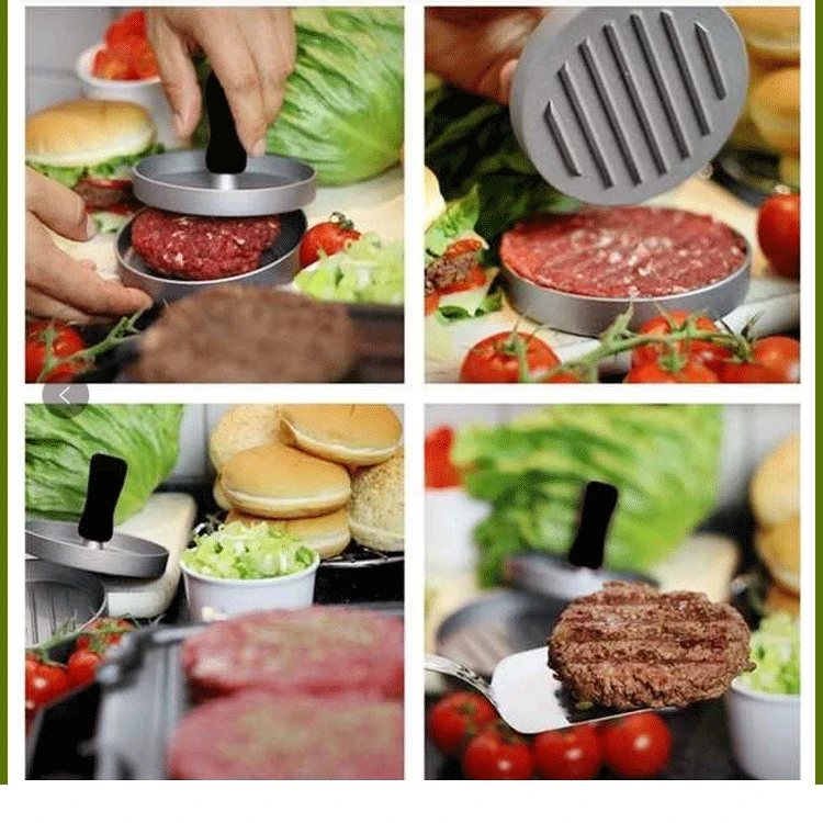 Wholesale Aluminum BBQ Hamburger Machine Home Burger Press Patty Maker Tool