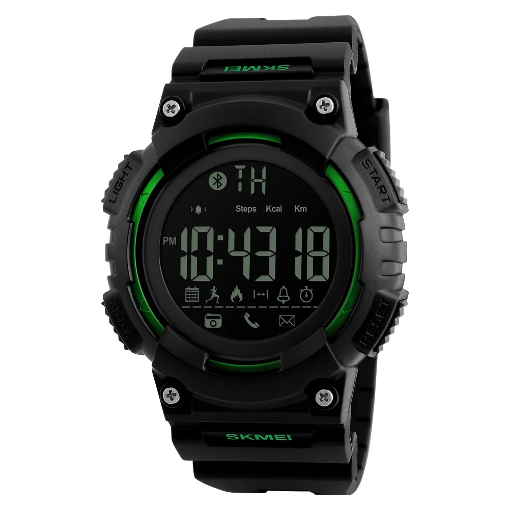 1256 skmei Online directly sales stylish smart watch popular model carlories pedometer sports digital smart watches